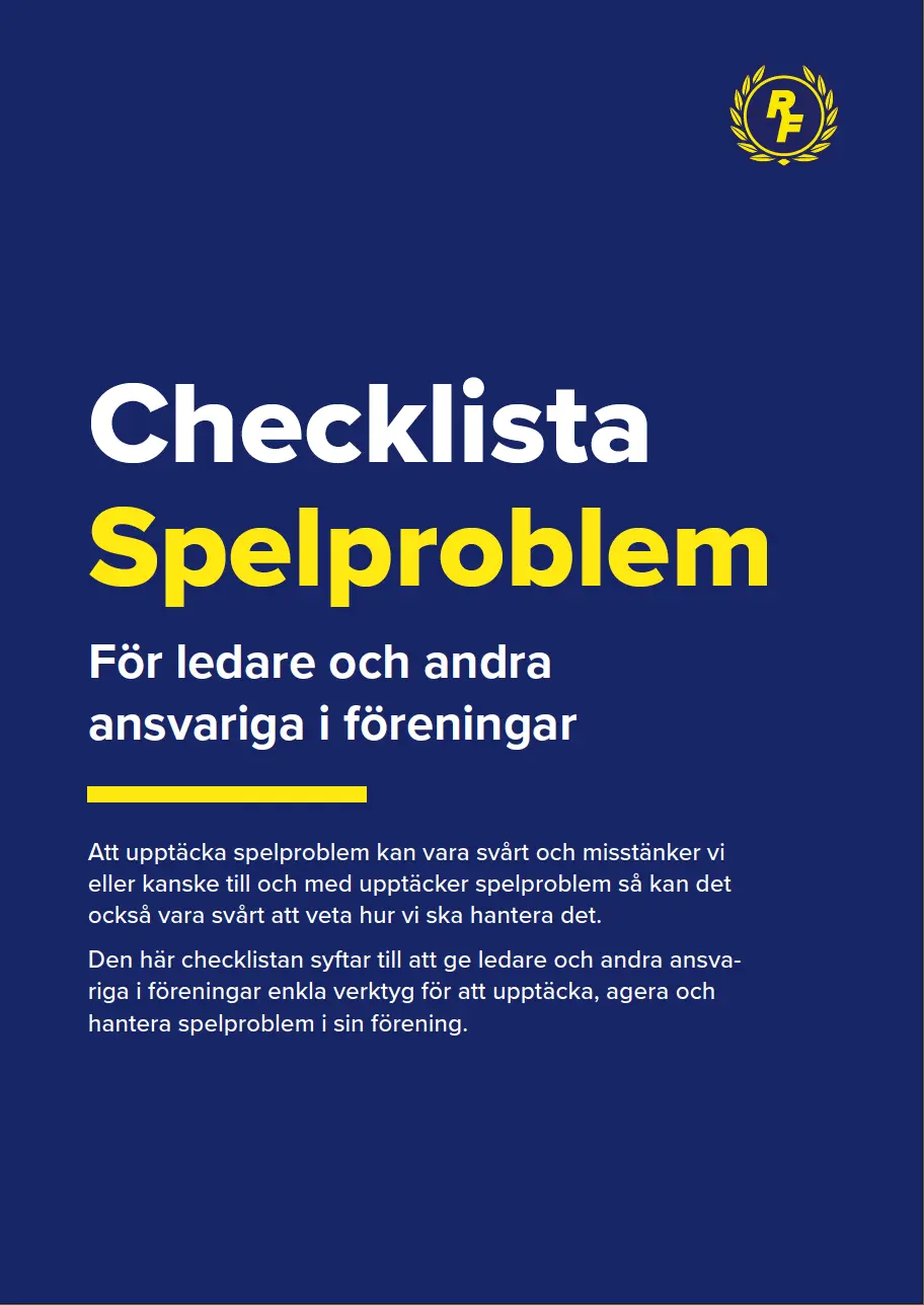 Omslag för checklistan för spelproblem